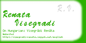 renata visegradi business card